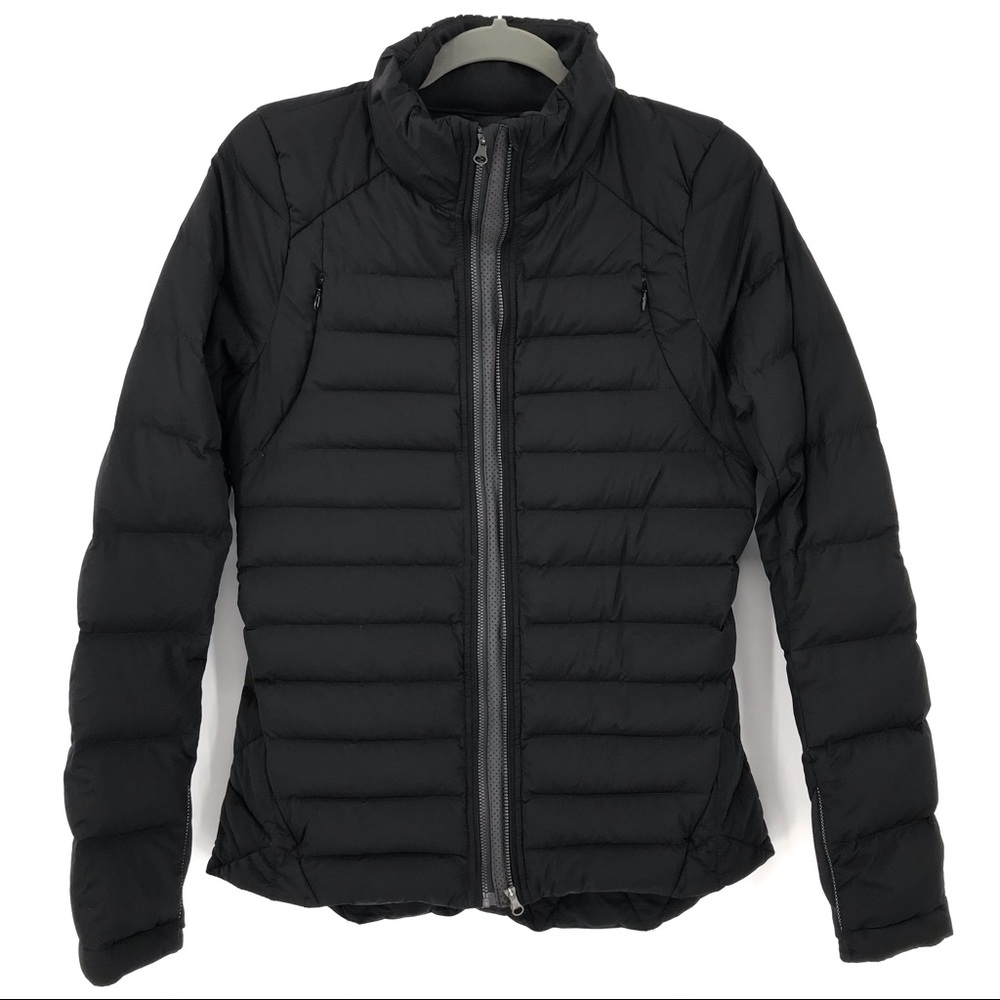 Lululemon Jacket Fluffled Up Down Puffer Reflective Lightweight Coat Size 10